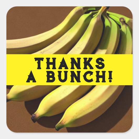 感謝してい束 スクエアシール (正面)