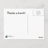 感謝してい束 ポストカード (裏面)