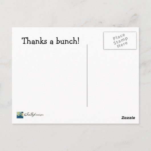 感謝してい束 ポストカード (裏面)