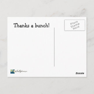 感謝してい束 ポストカード