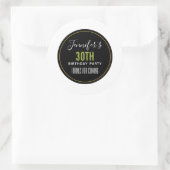 感謝してい来のテンプレートの誕生日 ラウンドシール (バッグ)