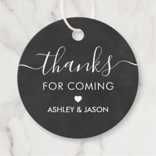 感謝してい来のラベルに結婚感謝するChalkboard フェイバータグ