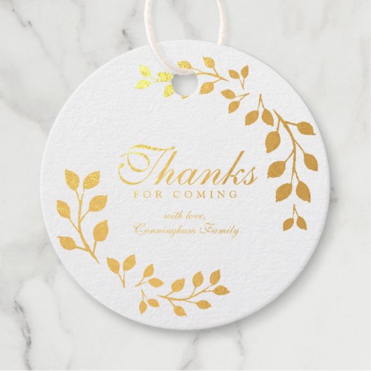 感謝してい来の水の色の葉植物用 フェイバータグ (正面)