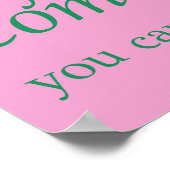 感謝してい来は ポスター (角)