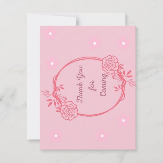 感謝してい来パーティーだ サンキューカード (正面)