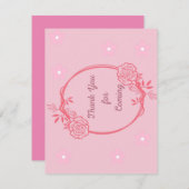 感謝してい来パーティーだ サンキューカード (正面/裏面)