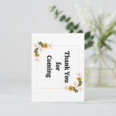 感謝してい来パーティーの除草 サンキューカード (スタンド正面)