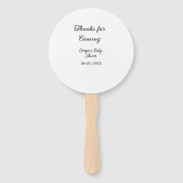 感謝してい来モダンのベビシャワーシンプルの類型 ハンドファン