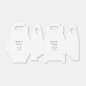 感謝してい来モダンのベビシャワーシンプルの類型 フェイバーボックス (折り畳みなし)