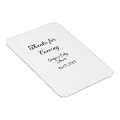 感謝してい来モダンのベビシャワーシンプルの類型 マグネット (右側)