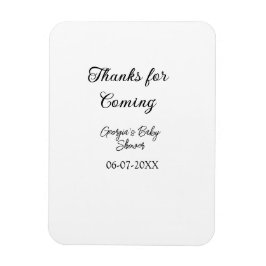 感謝してい来モダンのベビシャワーシンプルの類型 マグネット