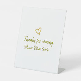 感謝してい来名の追加文字メッセージgolden hea 台座サイン