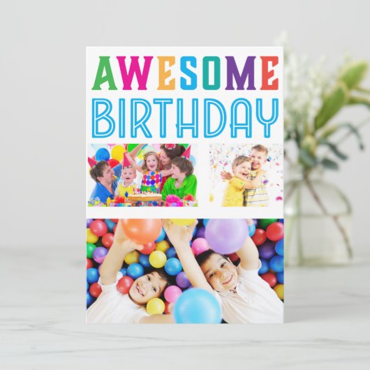 感謝してい来誕生会に素晴らし行く 招待状 (スタンド正面)