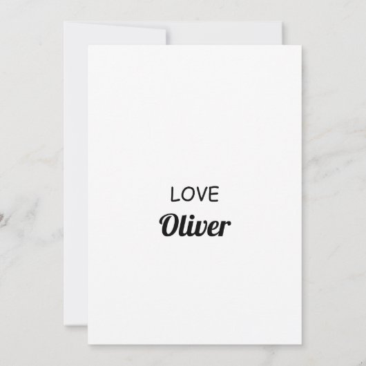 感謝してい来誕生日パーティーの猫のために サンキューカード (裏面)