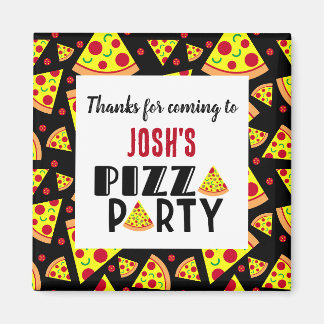 感謝してい来Kids Pizza Birthday Party Fever マグネット