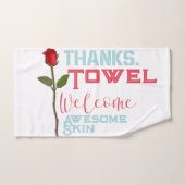 感謝してい歓迎ハンドタオル ハンドタオル (ハンドタオル)