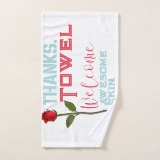 感謝してい歓迎ハンドタオル ハンドタオル