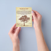 感謝してい母とパパの贈り物、母/父の日の贈り物 チラシ (手)