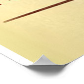 感謝してい母とパパの贈り物、母/父の日の贈り物 ポスター (角)