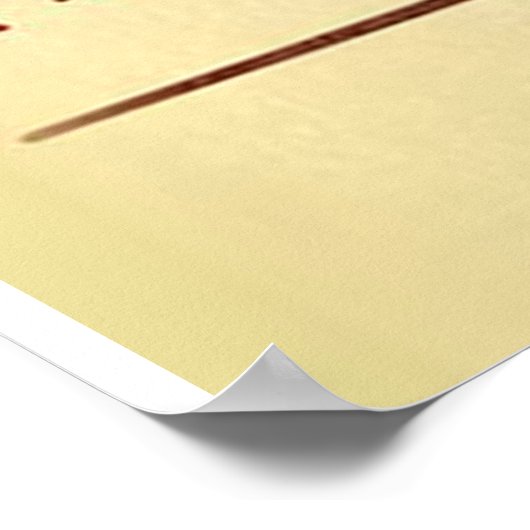 感謝してい母とパパの贈り物、母/父の日の贈り物 ポスター (角)