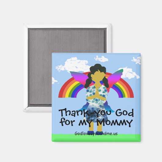 感謝してい母の神 マグネット (正面/裏面)