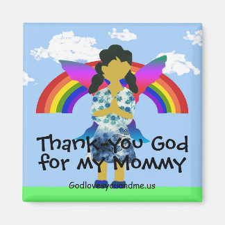 感謝してい母の神 マグネット