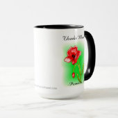 感謝してい母の箴言31:28 マグカップ (正面右)