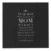 感謝してい母親の日おもしろいが来る フォトキューブ (正面)