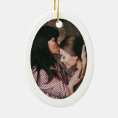 感謝してい母 |サイドウォーターカラーヒールで立つ セラミックオーナメント (裏面)