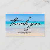 感謝してい海ビーチ夏の熱帯事業 エンクロージャーカード (正面)