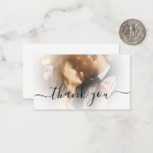 感謝してい消えモダンた写真のノートカー結婚ド ノートカード (正面/裏面インサイチュ)