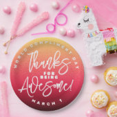 感謝してい為に素晴らし!世界賛辞の日 ペーパープレート (パーティー)