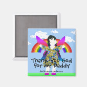 感謝してい父の神 マグネット (正面/裏面)