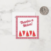 感謝してい瓜のお客さま ノートカード (正面/裏面インサイチュ)