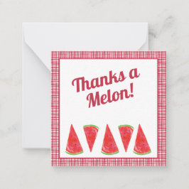 感謝してい瓜のお客さま ノートカード