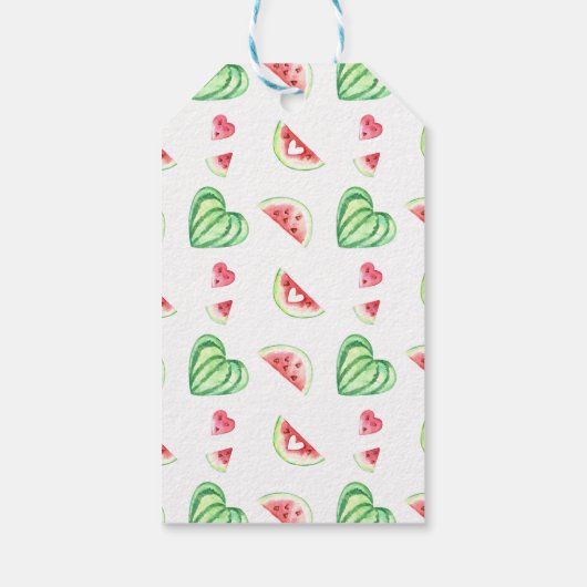 感謝してい瓜 |スイカ誕生日ありがとう ギフトタグ (裏面)