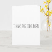 感謝してい生まれ生誕生日 カード (黄色い花)