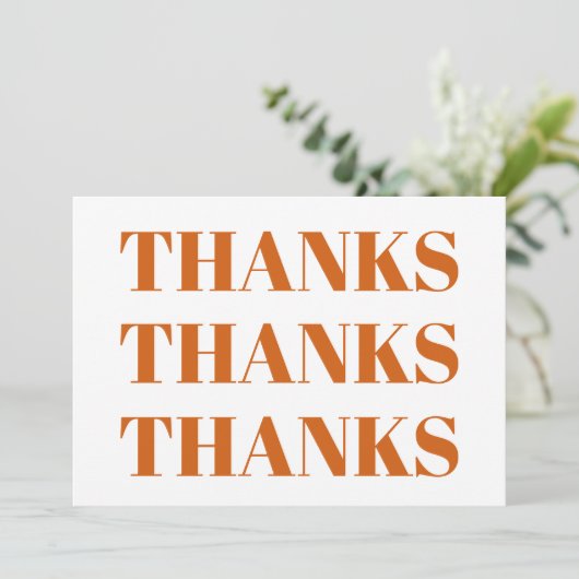 感謝してい白い感謝感謝状 (スタンド正面)