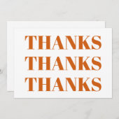 感謝してい白い感謝感謝状 (正面/裏面)