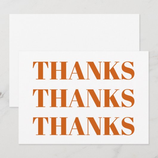 感謝してい白い感謝感謝状 (正面/裏面)