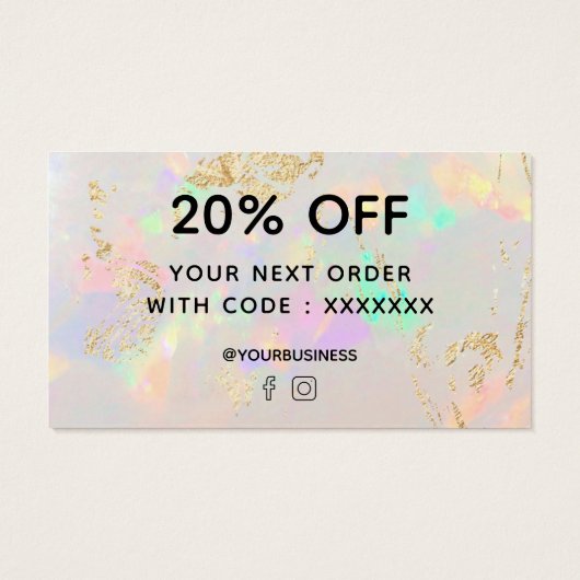 感謝してい白opal (裏面)