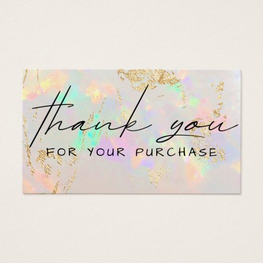 感謝してい白opal (正面)