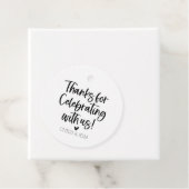 感謝してい祝はUs Circleのメッセージカード フェイバータグ (インサイチュ)