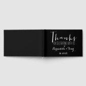 感謝してい祝一緒に！トレンディー結婚の ゲストブック (全面)