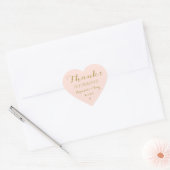 感謝してい祝一緒に！結婚感謝 ハートシール (封筒)