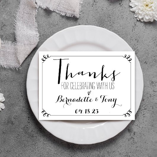 感謝してい祝一緒に!結婚感謝 招待状