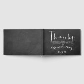 感謝してい祝一緒に!黒板結婚病 ゲストブック (全面)