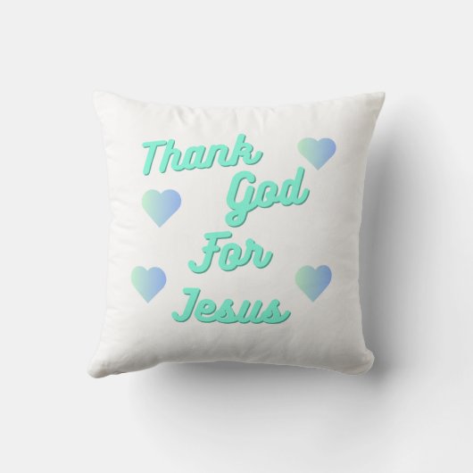 感謝してい神 クッション (裏面)