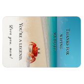 「感謝してい私のお尻を拭くために」 - おもしろい Mom Magnet マグネット (横)