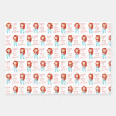 感謝してい紙シートを包む ラッピングペーパーシート (正面)